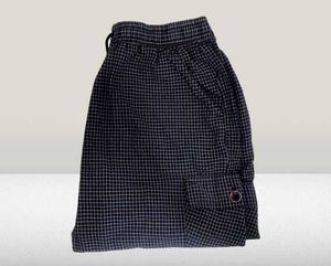 Men&#39;s Checkered Navy Blue Shorts