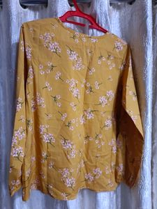 Girls Mustard Top