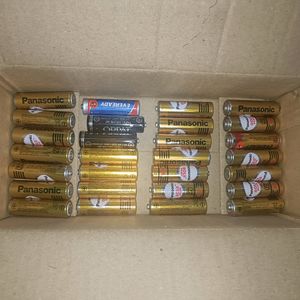 42 Pieces New Unused Panasonic AA Battery(Pencil