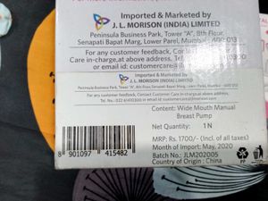 Manual Breast Pump And Feetal Dopler