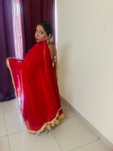 Red Anarkali Suit