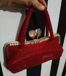 Beutiful Red Diamond Handbag