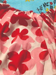 Floral Printed Fit And Flare Dress /Frock