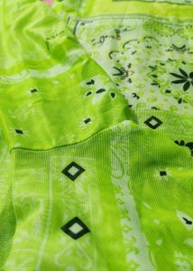 Lime green long-sleeved dress(sheer)