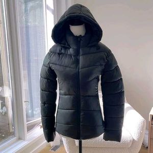 Zara Hooded Puffer Jacket