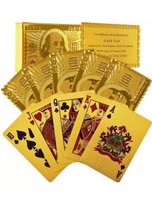 Gold Foil Playing Cards Deck