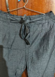 Grey Peg Trouser