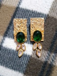 Western Kundan Earrings