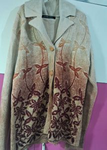 Floral Pattern Cardigan