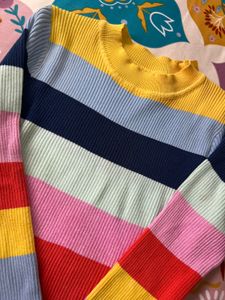 Striped Long Sleeve Top