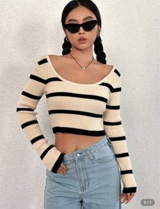 Striped Crop Top