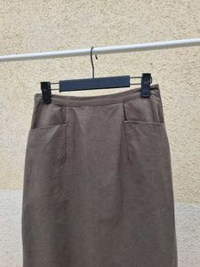 Korean Olive Green Skirt