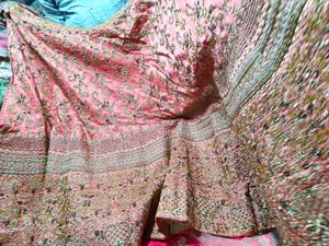 dabka work embroidery lehanga