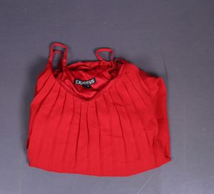 Red Sleeveless Top