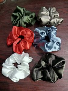 Silk Hair Scrunchies