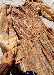 Floral Print Maxi Dress