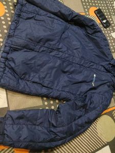 Women Blue Fur Hoody Winter Special Jacket Korean