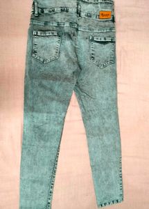 Acid Wash High Waisted Jeans