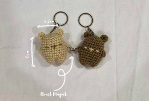 Crochet Bear Keychains🤎🧸