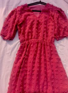 Dark Pink Dress 🌷🛍️