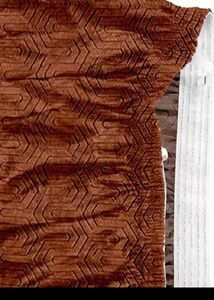 Brown Geometric Sofa Cover