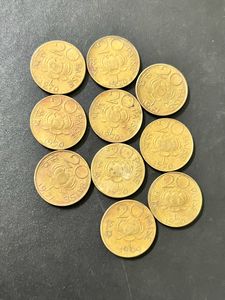 20paise Coins 10pcs Lotus Issue Rare