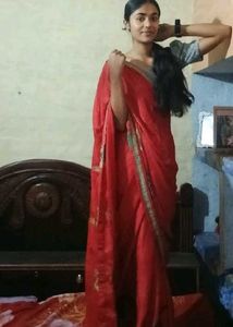 Very Pretty Red Colour Saree