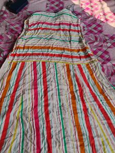 Colorful Striped Dress