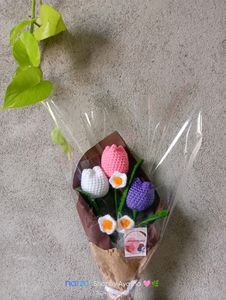 Crochret Tulips Bouquet 🌷