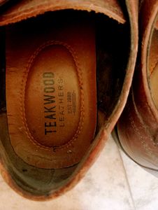 Teakwood Brown Shoes For Men