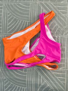 Vibrant Two-Tone Bikini Set