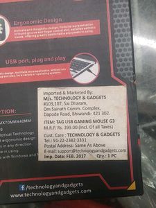 TAG Gaming Mouse