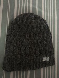 Gray Knitted Beanie