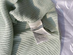 H&amp;M Sage Green Turtleneck Sweater