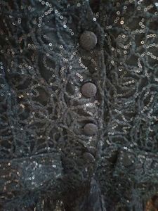 Partywear Black Sequence Top