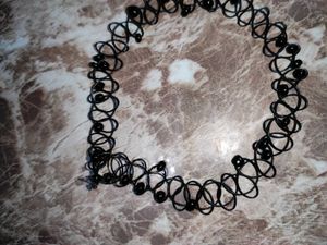 Black Stretch Tattoo Choker