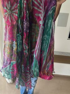 Floral  Print Off ShoulderDress