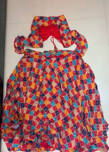 Colorful lehnga choli Set