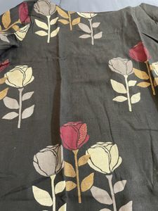 Max Cotton Dress With Beautiful Rose Print