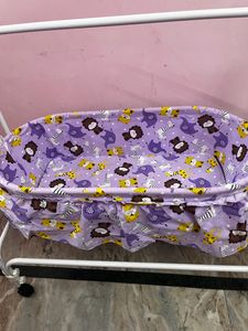 Babyhug, brand new baby cradle with mosquito net