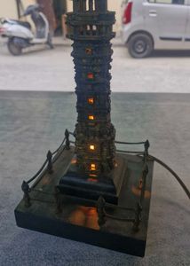 vintage brassTemple Showpiece with Lights