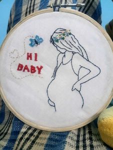 Baby Shower Hoop Frame