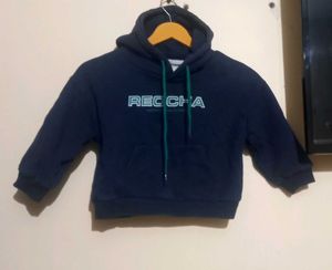 Boy's Navy Blue Hoodie