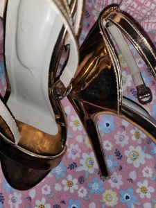 Shiny Gold Heels