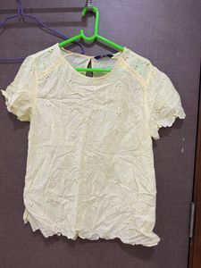 Eyelet Embroidered Top