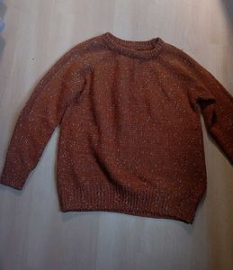 Cozy Korean Brown Knit Sweater