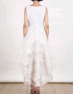 White Mesh Dress