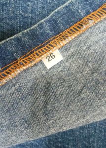 Vintage Long Denim High Waist Skirt