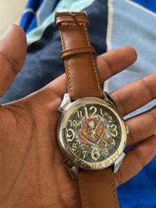 Ed Hardy Burning 🔥 Skull Vintage Watch