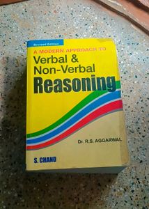 S. Chand Verbal And Non-verbal Reasoning Book